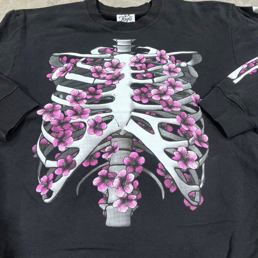 New Dr. Romanelli Drx Tokyo Skulls Black Sweatshi… - image 7